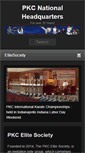 Mobile Screenshot of pkchq.com
